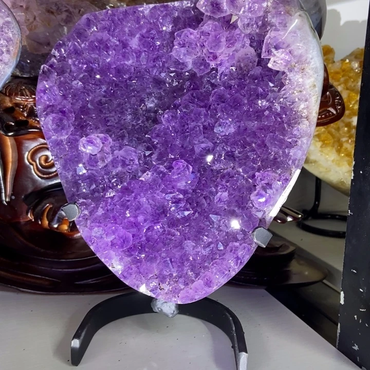 大型摆件（非配饰）紫晶未镶嵌小潘