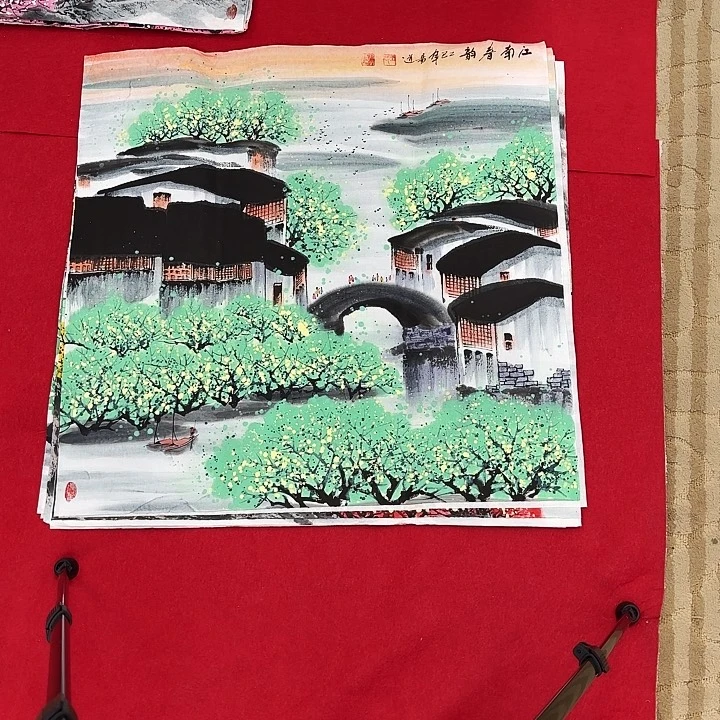 苏***2国画花鸟的翅膀和羽毛的