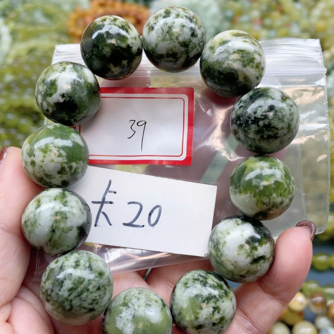 未镶嵌蛇纹石玉手链