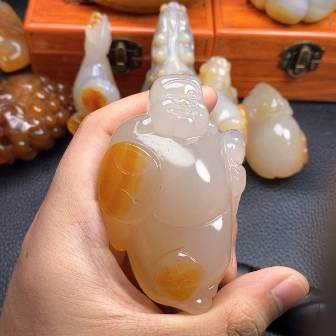 玛瑙/玉髓未镶嵌手把