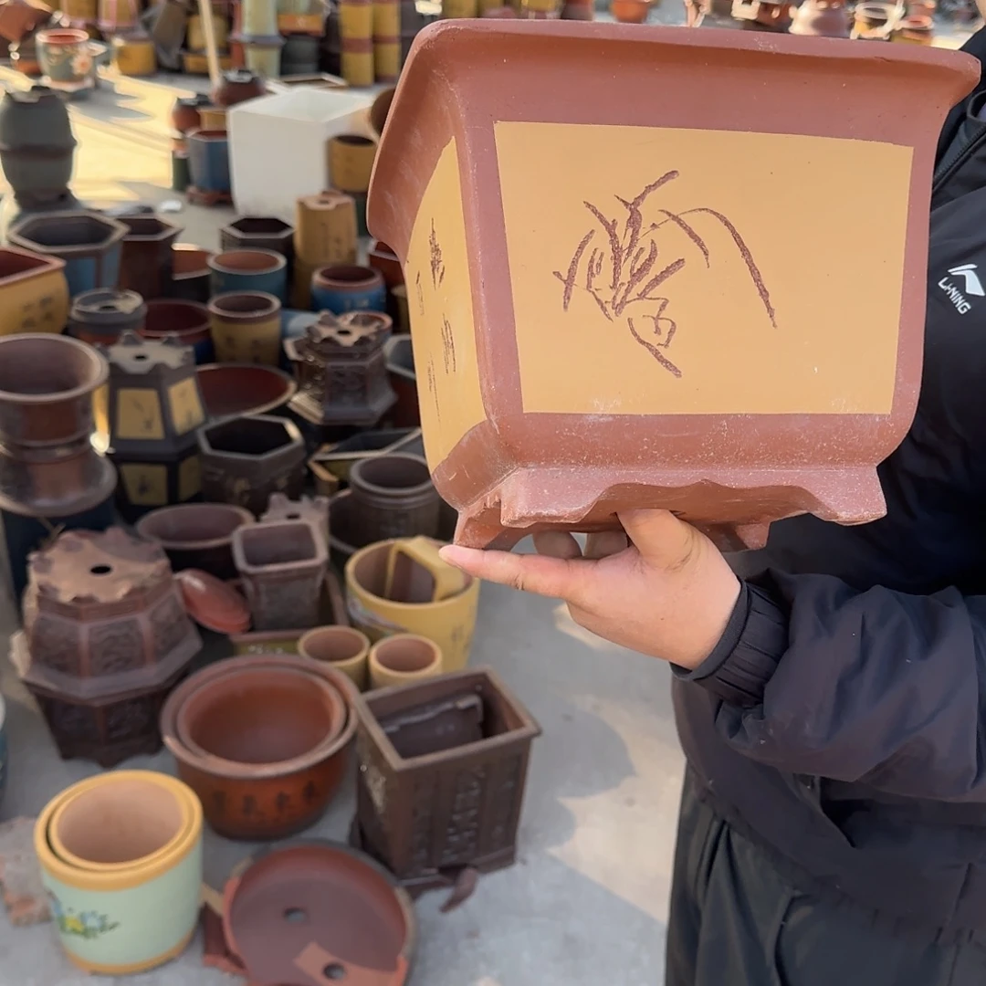 紫砂花盆口径20.20口径