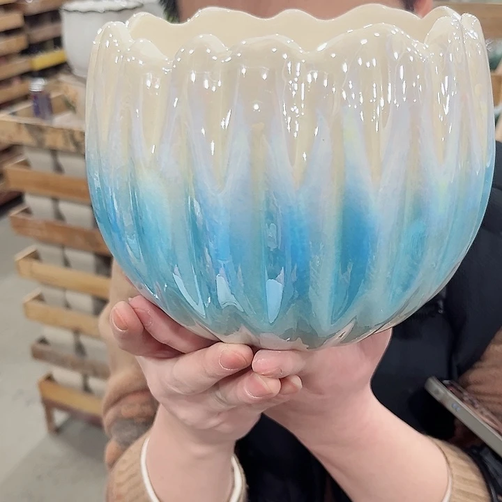 陶瓷陶瓷多肉植物花盆