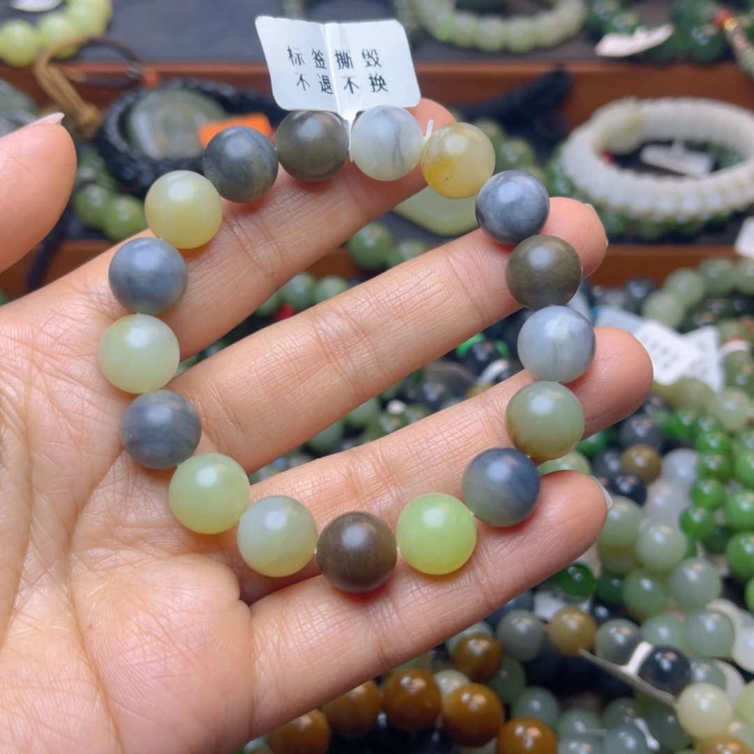 和田玉未镶嵌手链