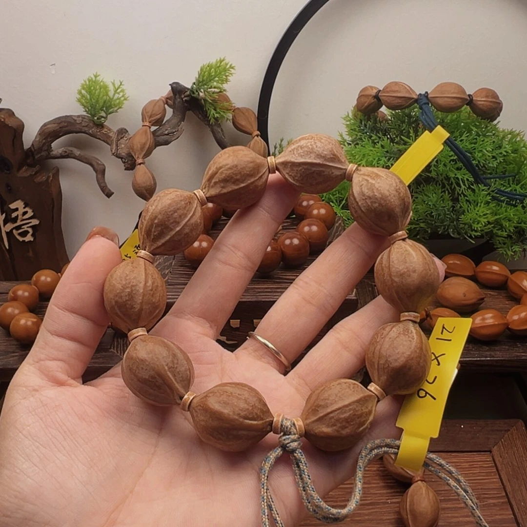 橄榄核手串重****华21.26梅林铁核