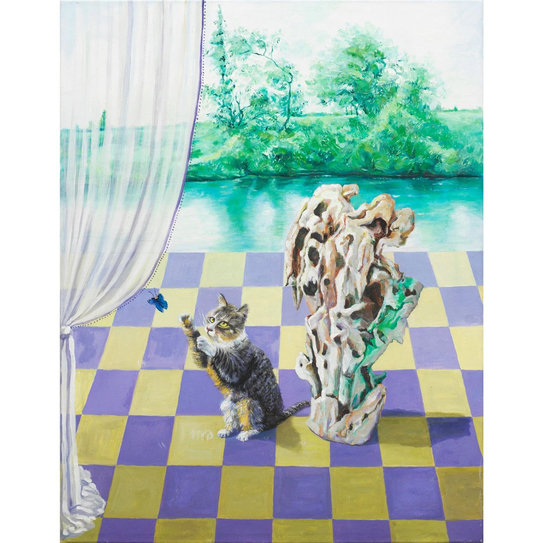 1、蔡卫东【猫山石】90*70cm