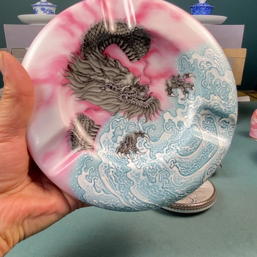 龙纹大雪茄缸三孔