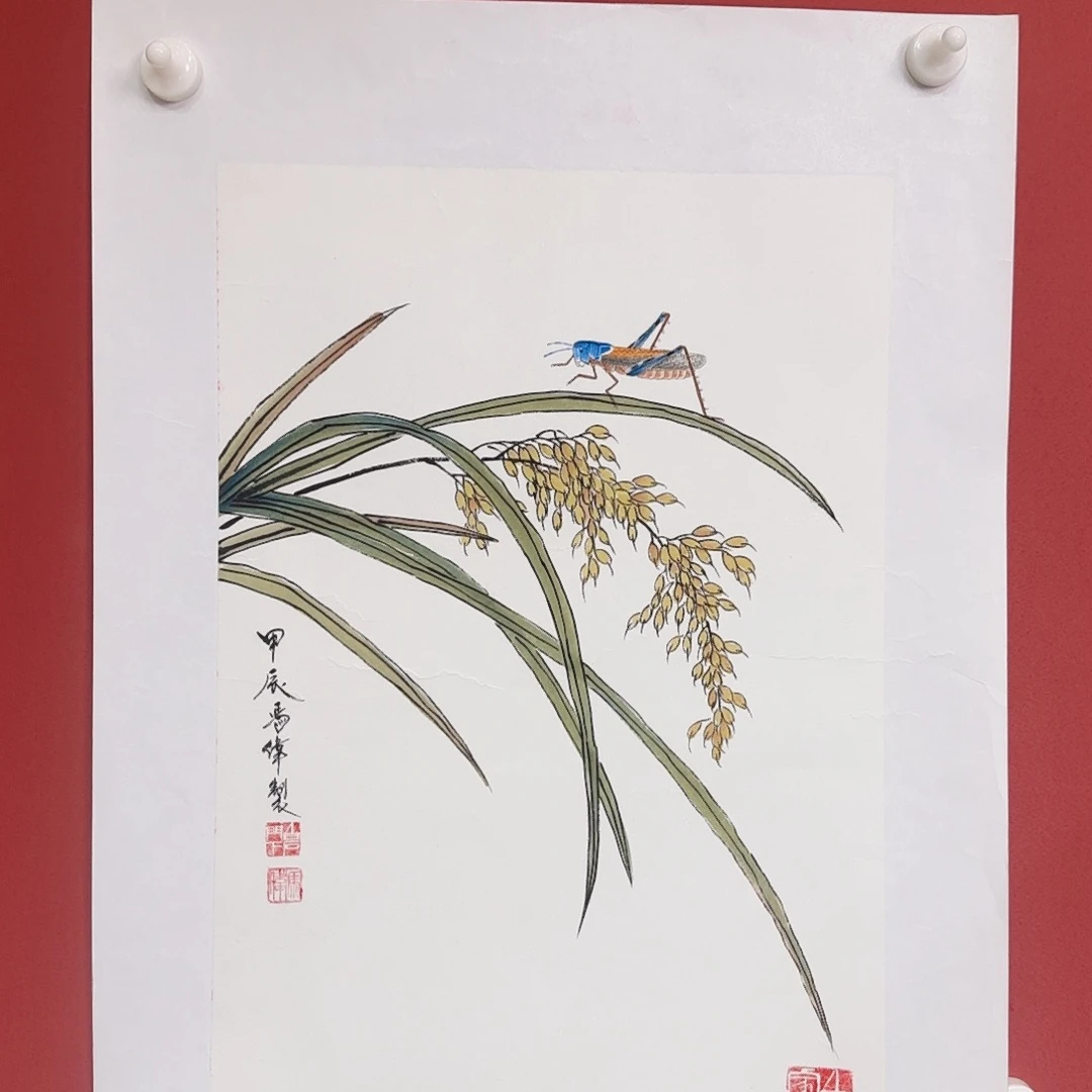 国画冯伟老师手绘作品