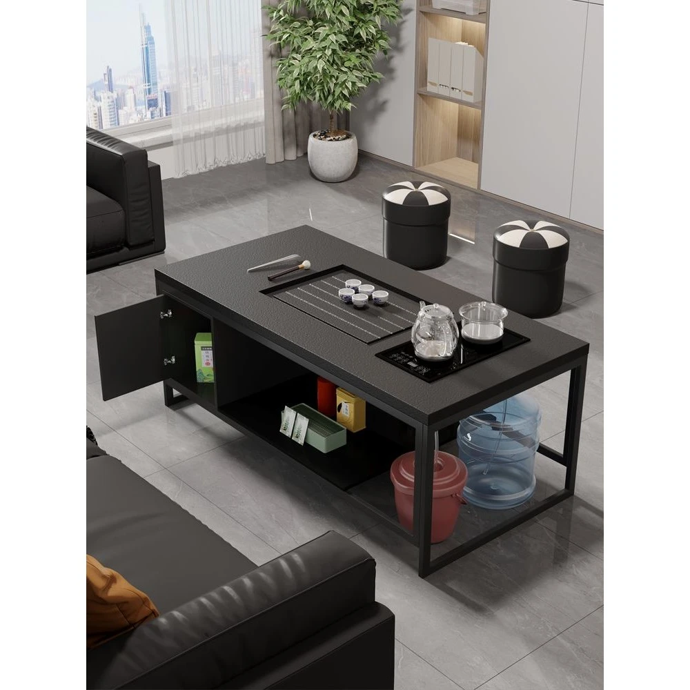 火烧石功夫茶几带烧水壶泡茶一体小户型客厅茶台全自动办公室茶桌