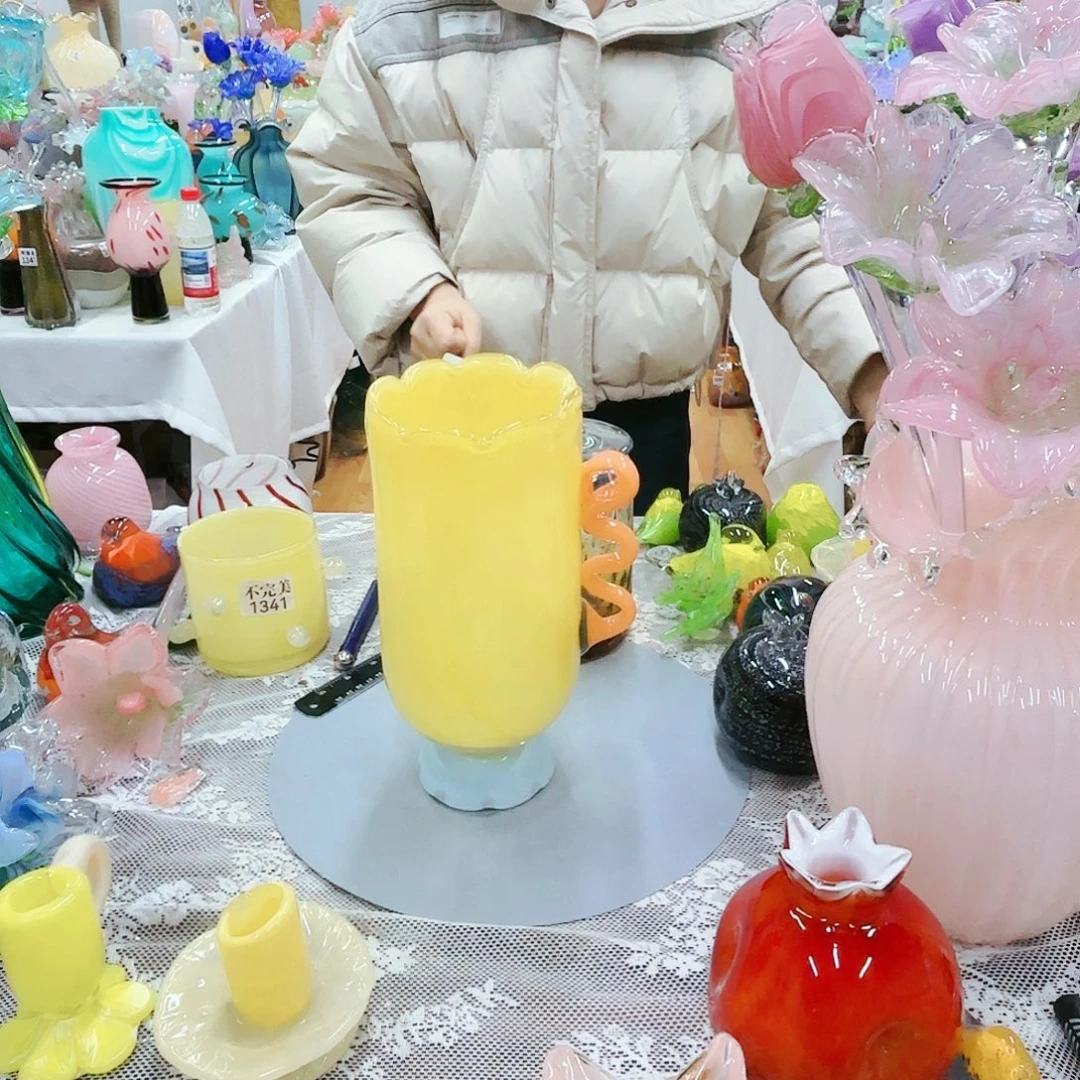 福利不退不换琉璃花瓶艺术品