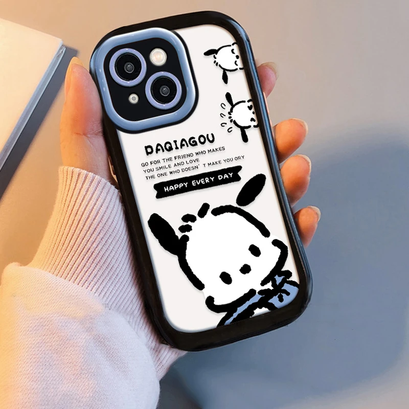 适用【苹果/华为/荣耀/OPPO/VIVO】开心帕恰狗二合一奶油手机壳