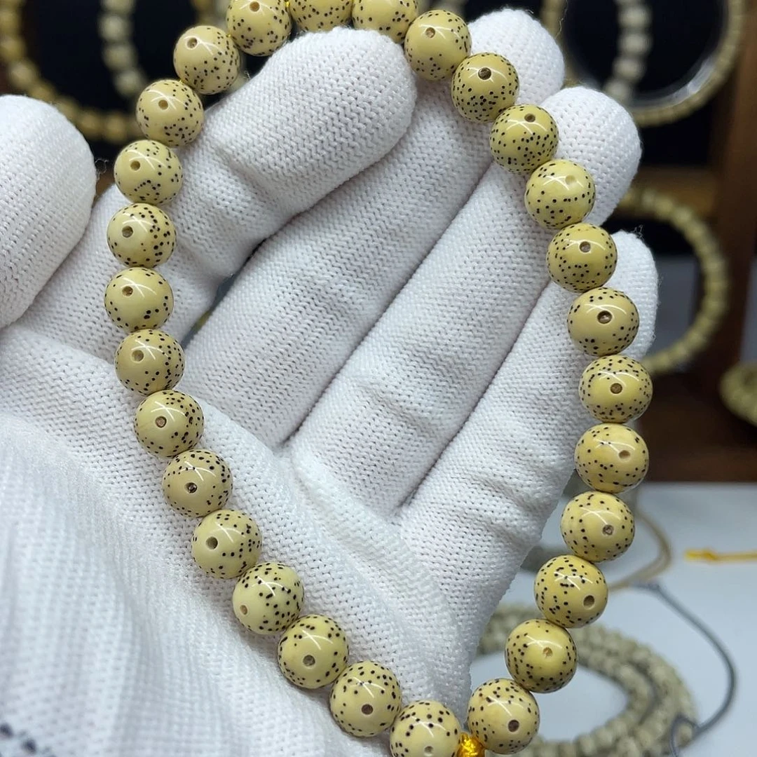 手串星月菩提9圆珠，大眼睛