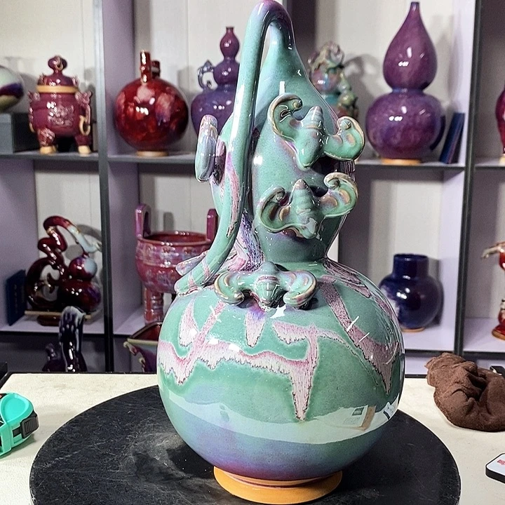 瓷片中国神垕精品钧瓷