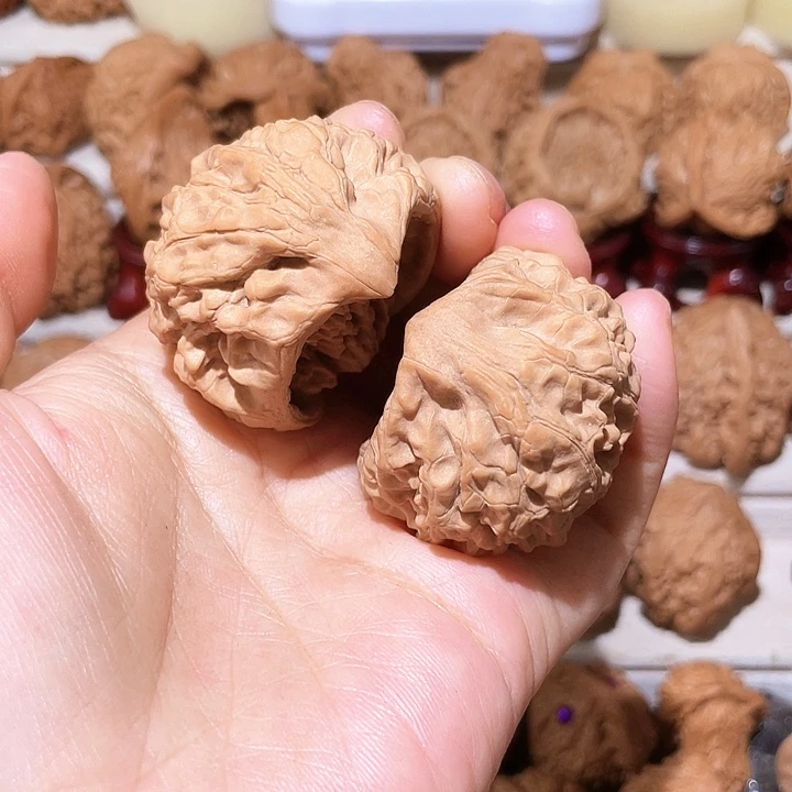 ＼***／把件文玩核桃聚宝盆蛇头