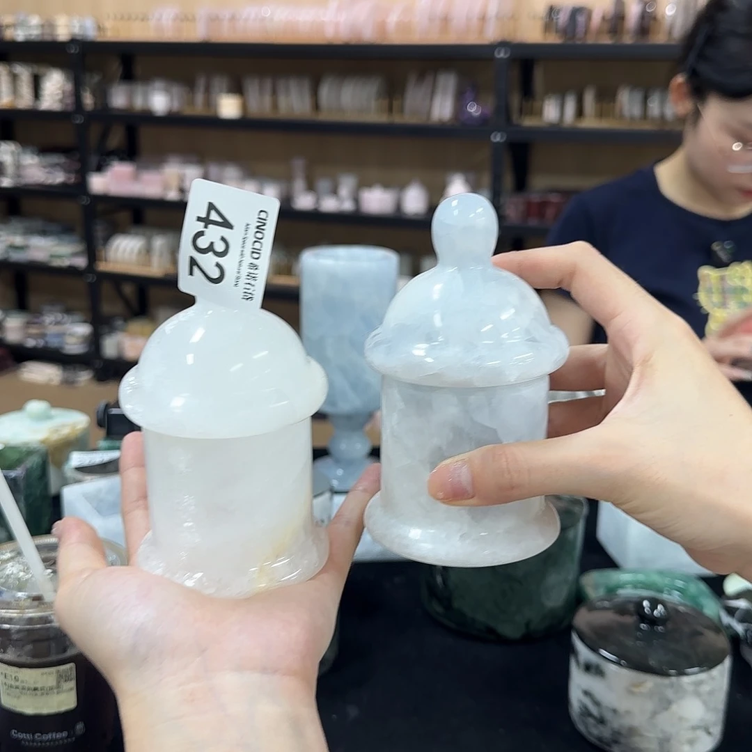龙*432 白水晶小房子套组