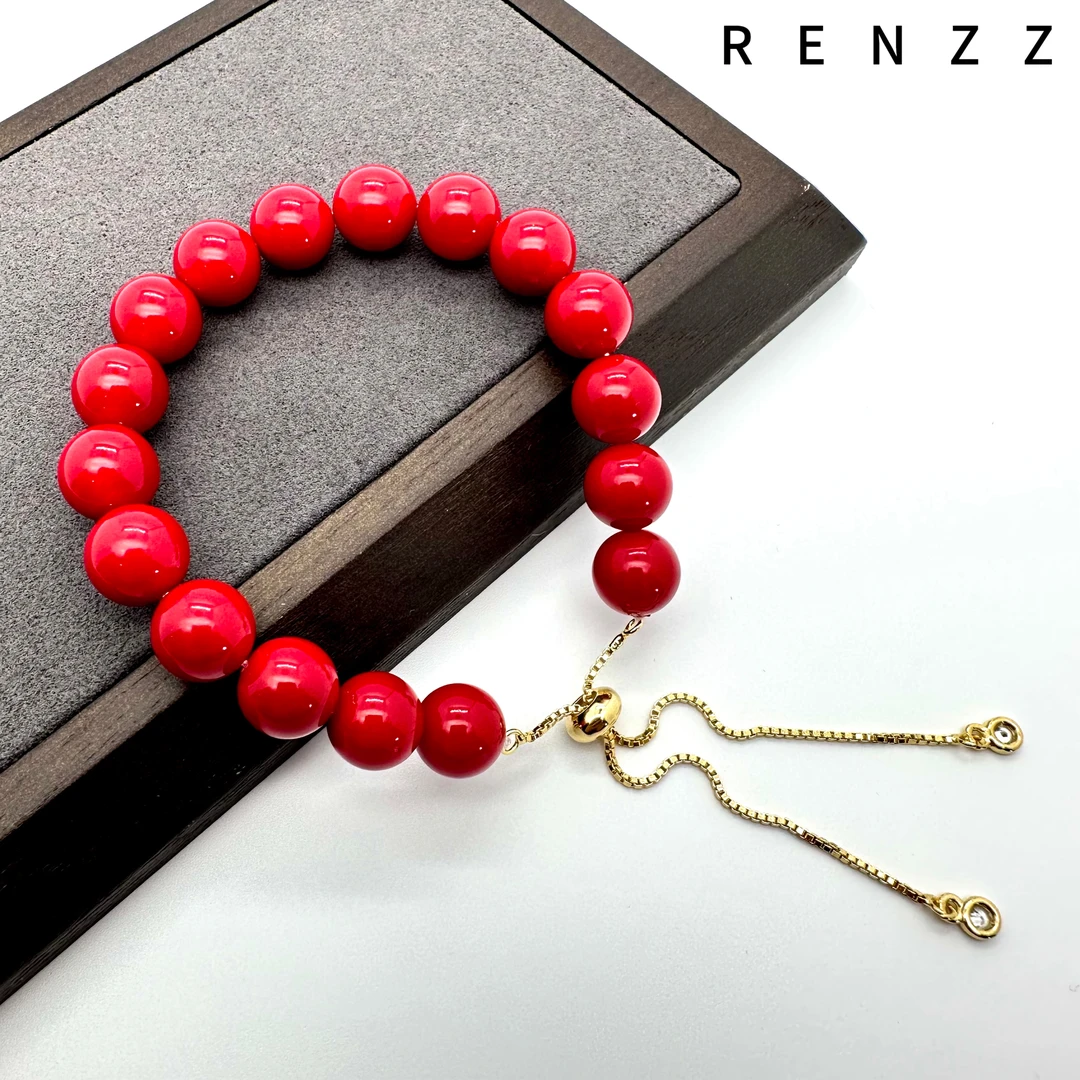 7730红色圆球手链