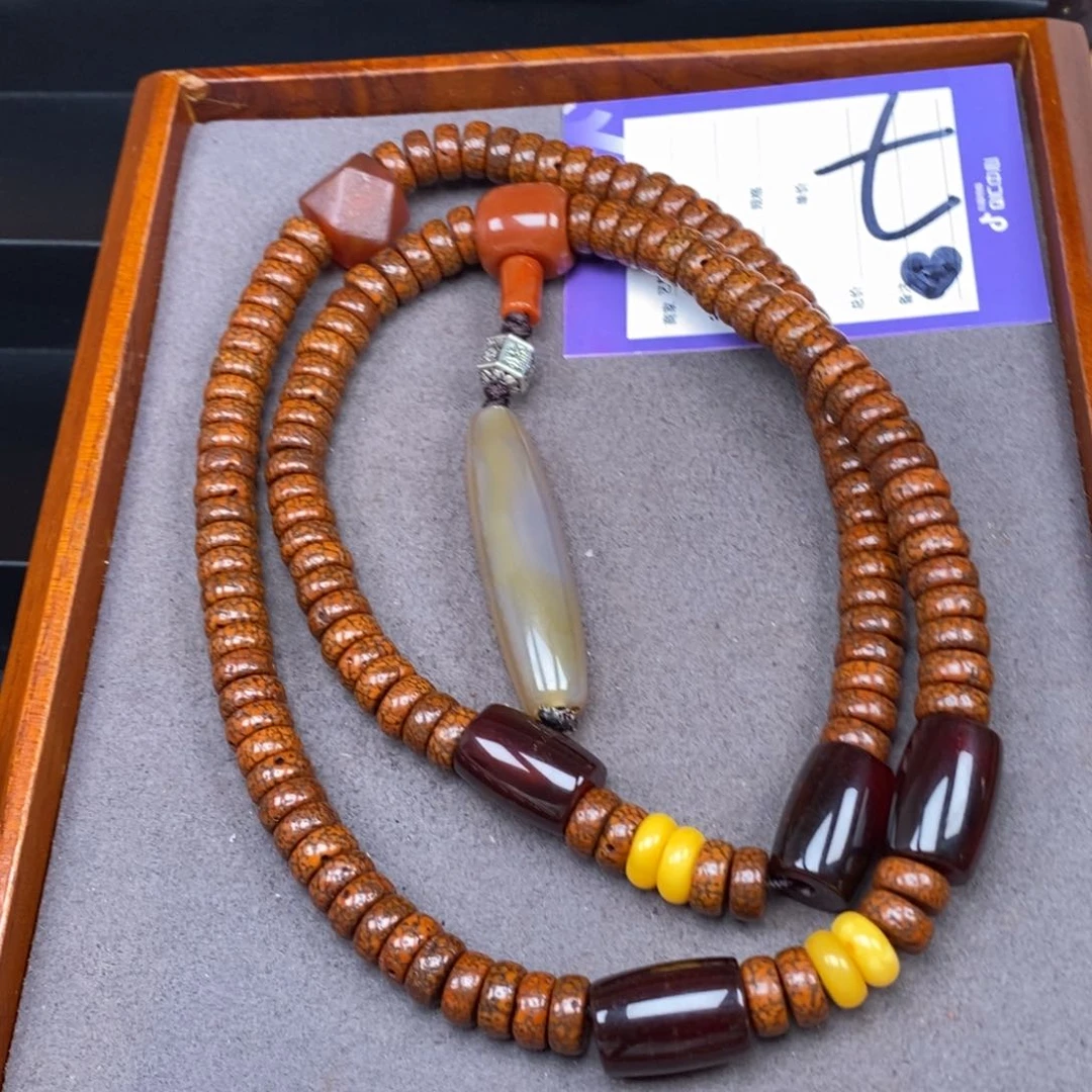 星月菩提吊坠捣**鼓星月