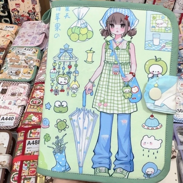 A6 布艺活页记事本