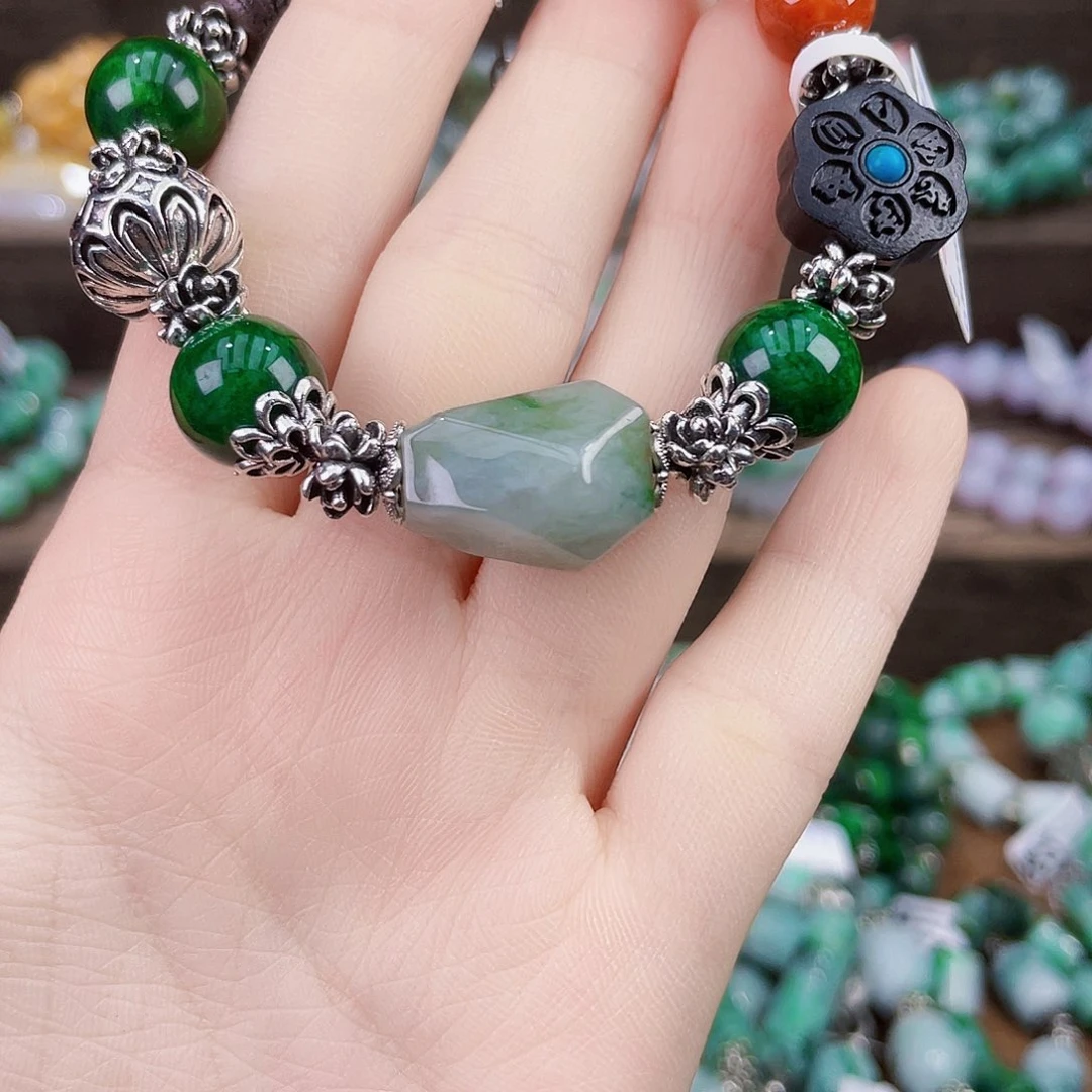 未镶嵌手链翡翠手链