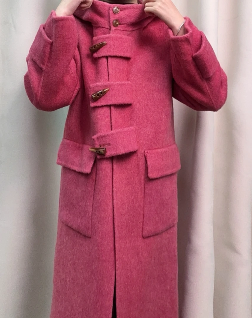 2024款牛角扣帽子款100双面呢