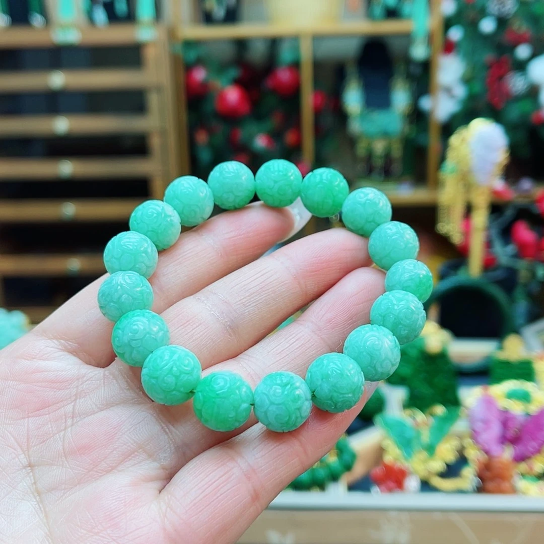 未镶嵌手串翡翠48小时鉴赏期