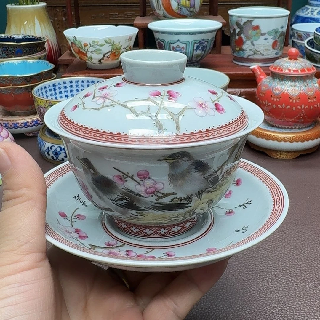 瓷片景德镇仿古手工制作精品展示