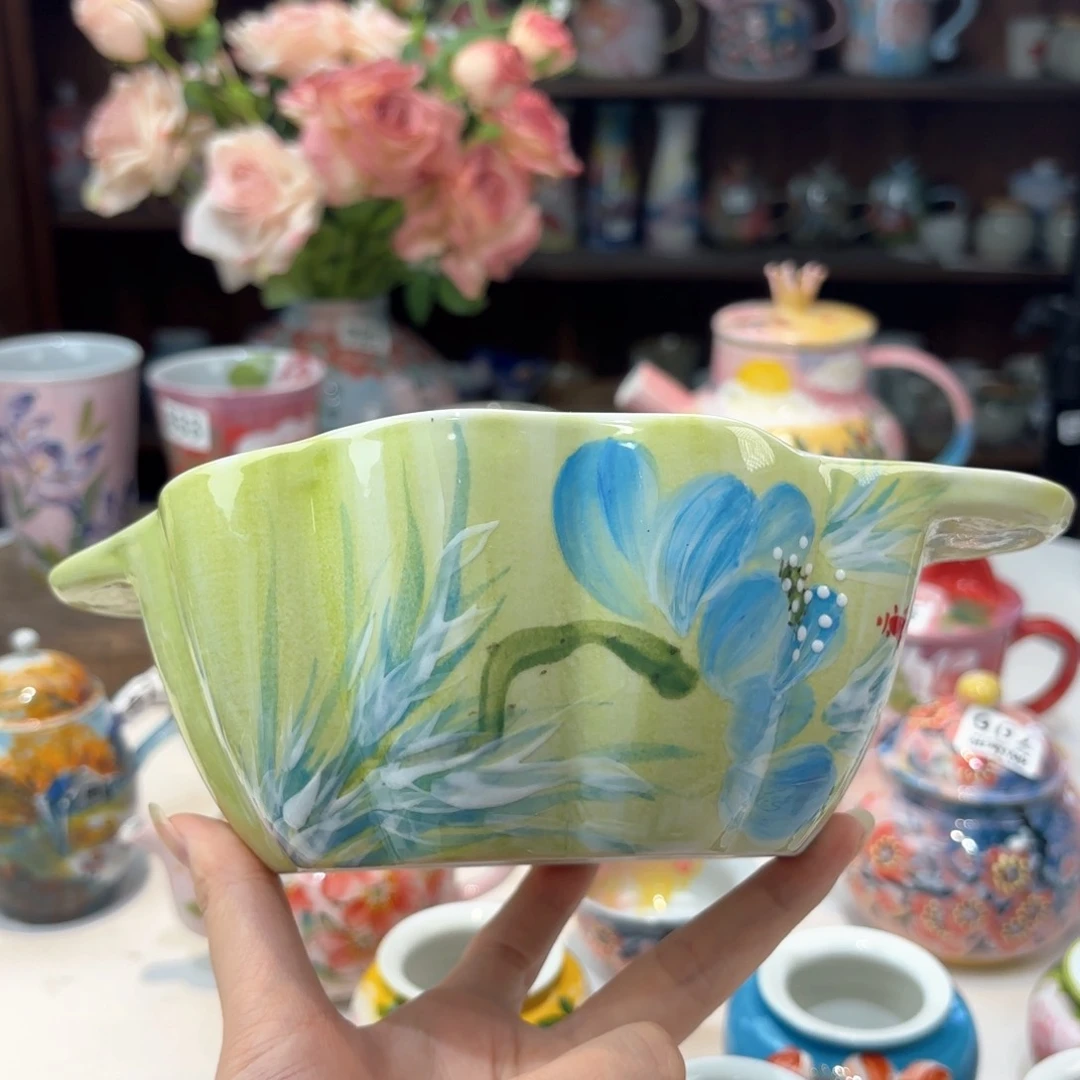 景德镇手绘高温釉下彩陶瓷茶具