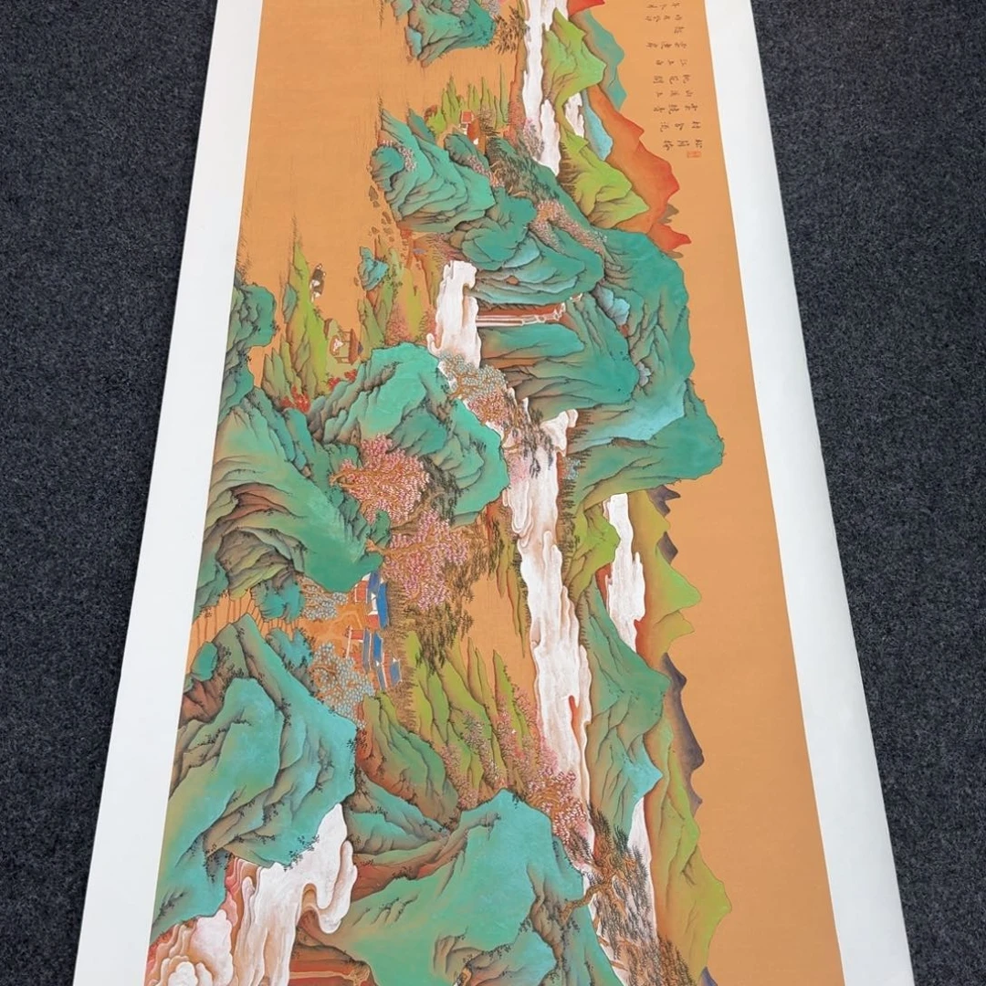 国画国画作品山水花鸟纯手绘