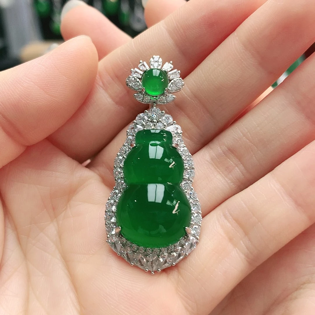 玛瑙/玉髓吊坠银S925镶嵌