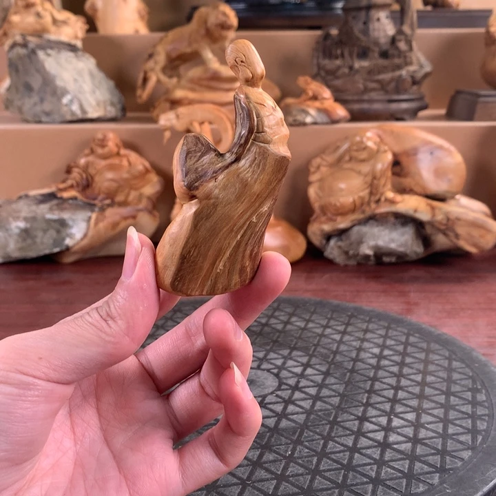 柏木（崖柏）根雕摆件