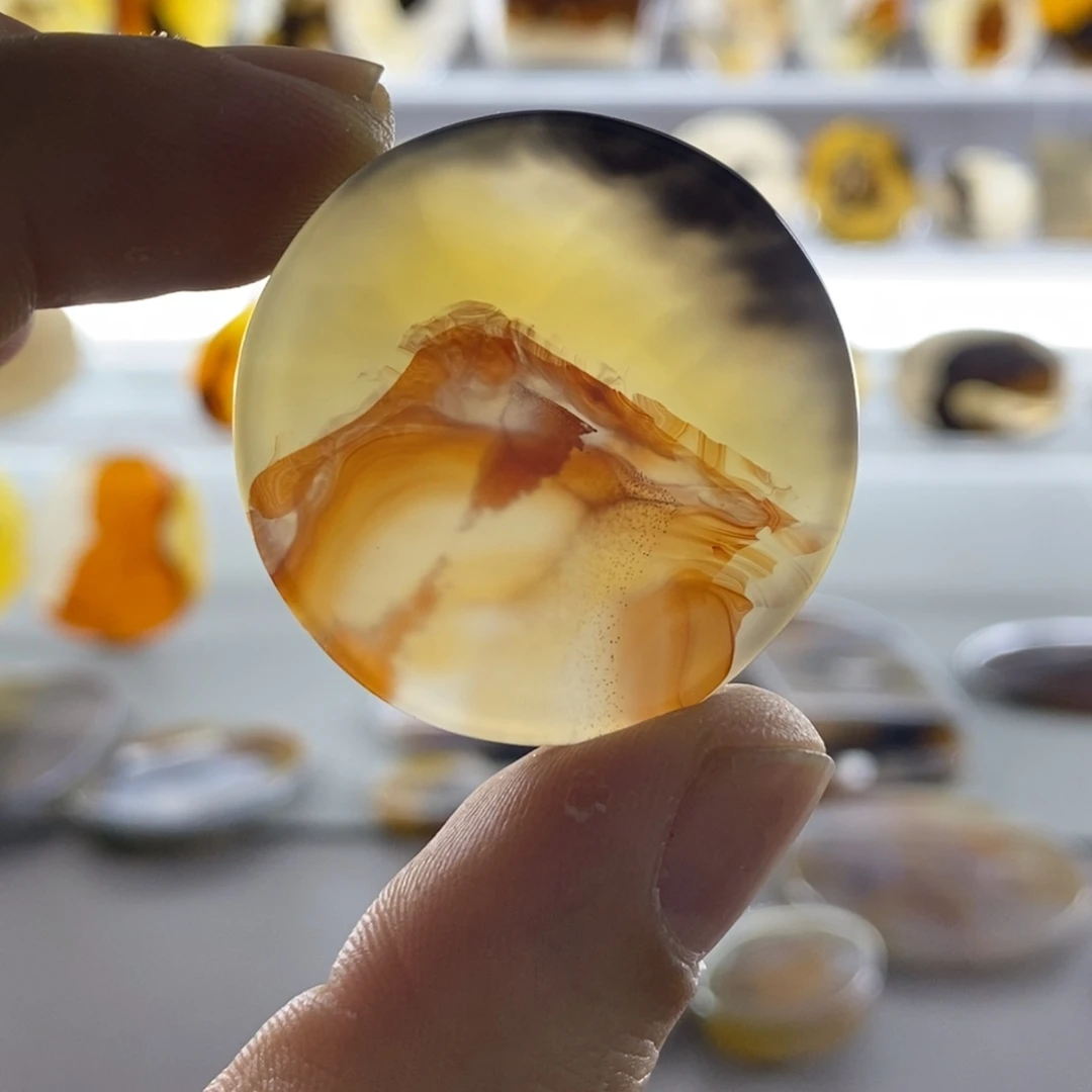 玛瑙/玉髓合金颈饰