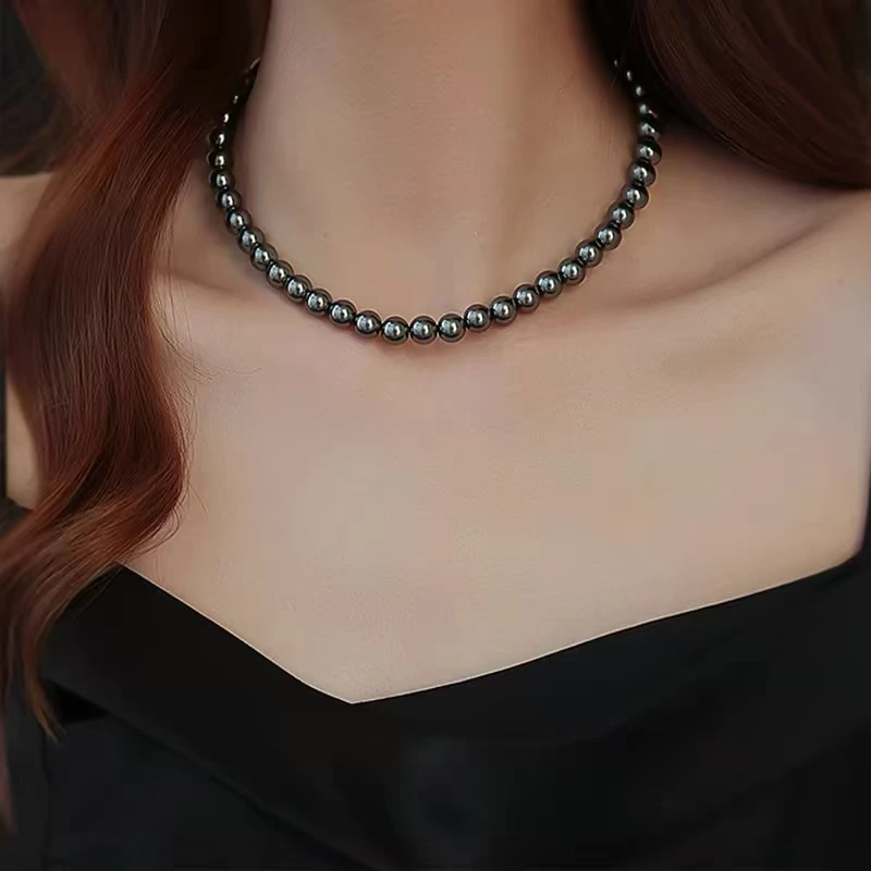 铜合金项链 高端时尚圆珠项链-63