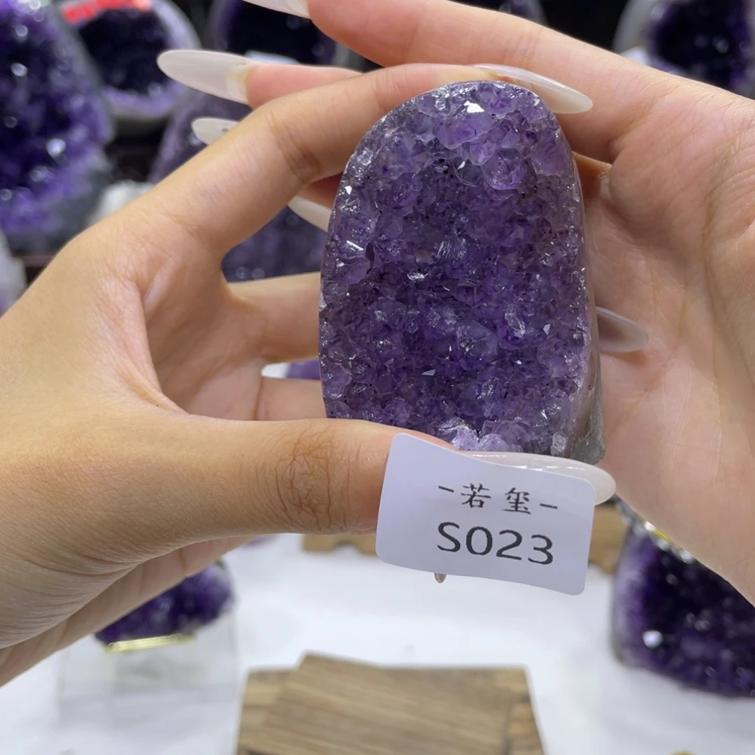 未镶嵌紫晶大型摆件（非配饰）乌拉圭紫水晶摆件S23