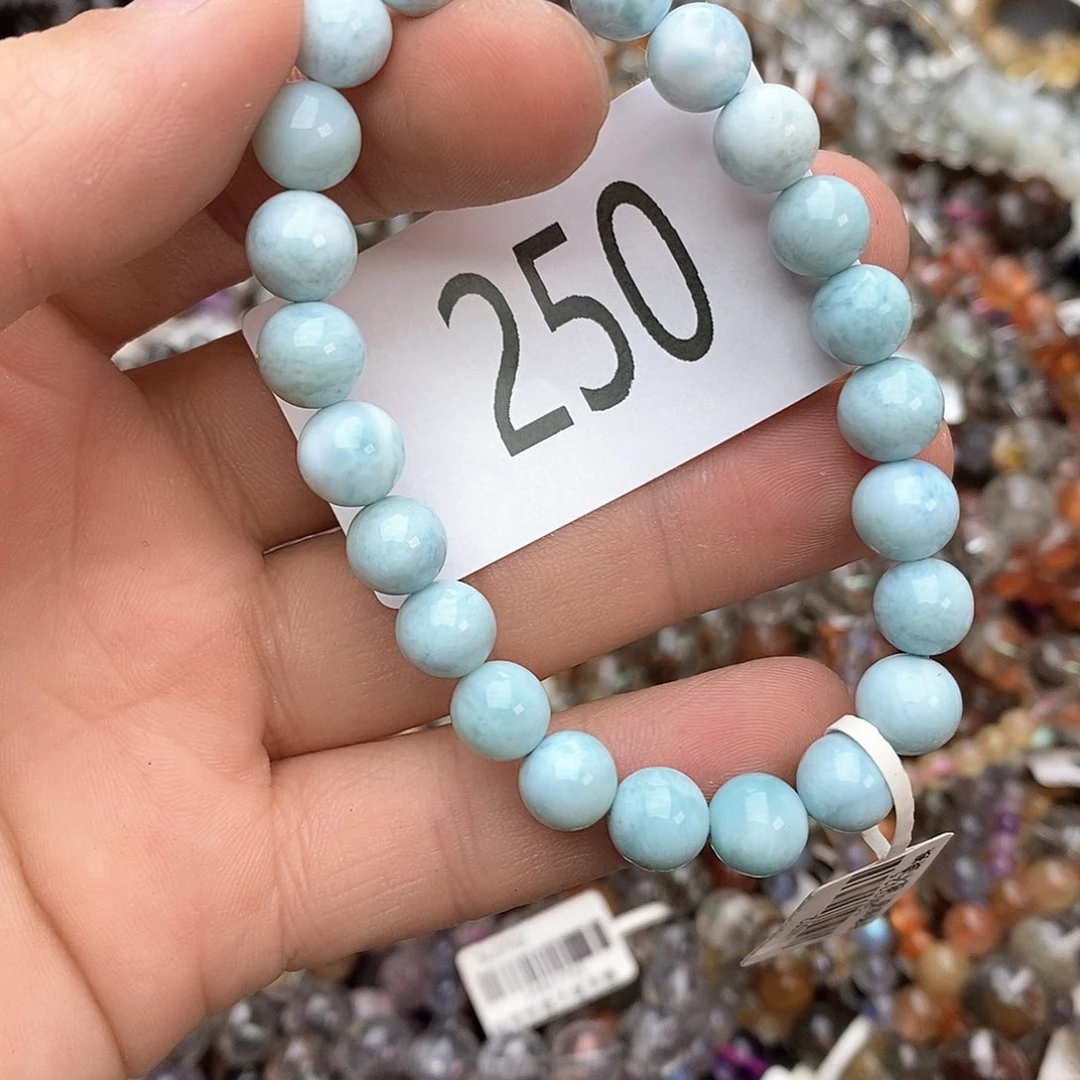 针钠钙石（海纹石）手链未镶嵌手链