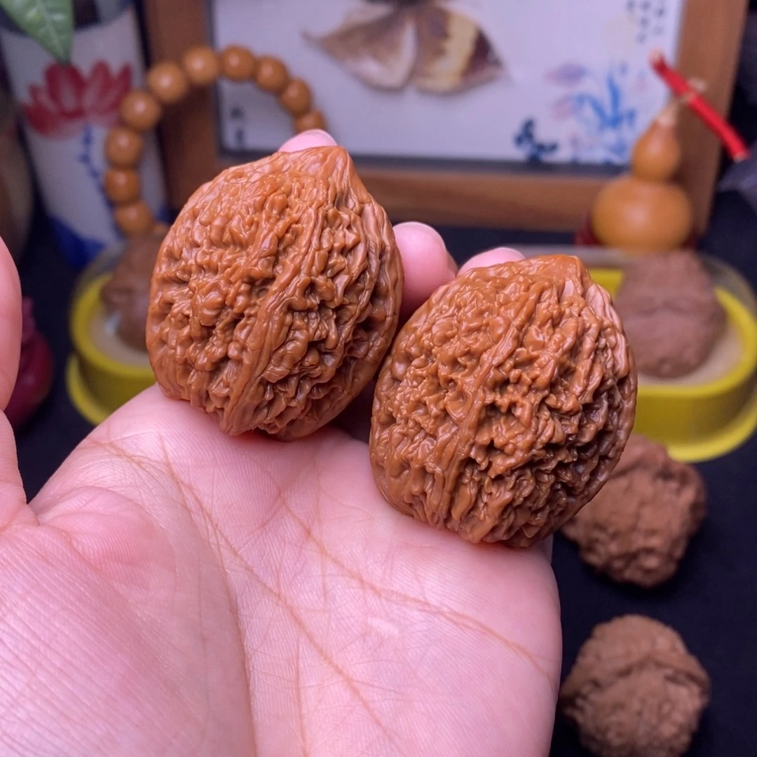 把件文玩核桃36大蒜头