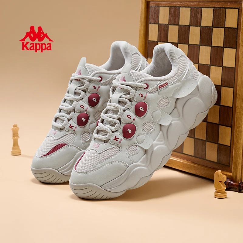 Kappa/卡帕板鞋秋季厚底增高时尚休闲鞋子百搭潮流运动情侣鞋20CA