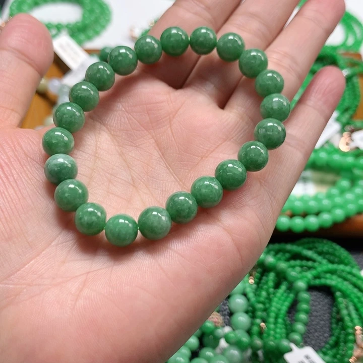 翡翠未镶嵌手链翡翠