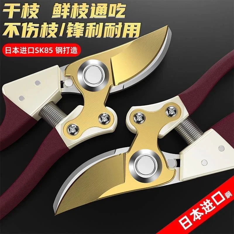 日本加厚强力sk5钢材树枝剪刀修枝剪刀果树园林园艺剪刀省力修剪