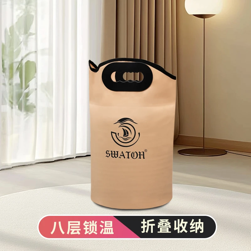 swaton/盛华登足浴盆足浴桶洗盆泡脚桶宿舍过膝可折叠折叠泡脚桶