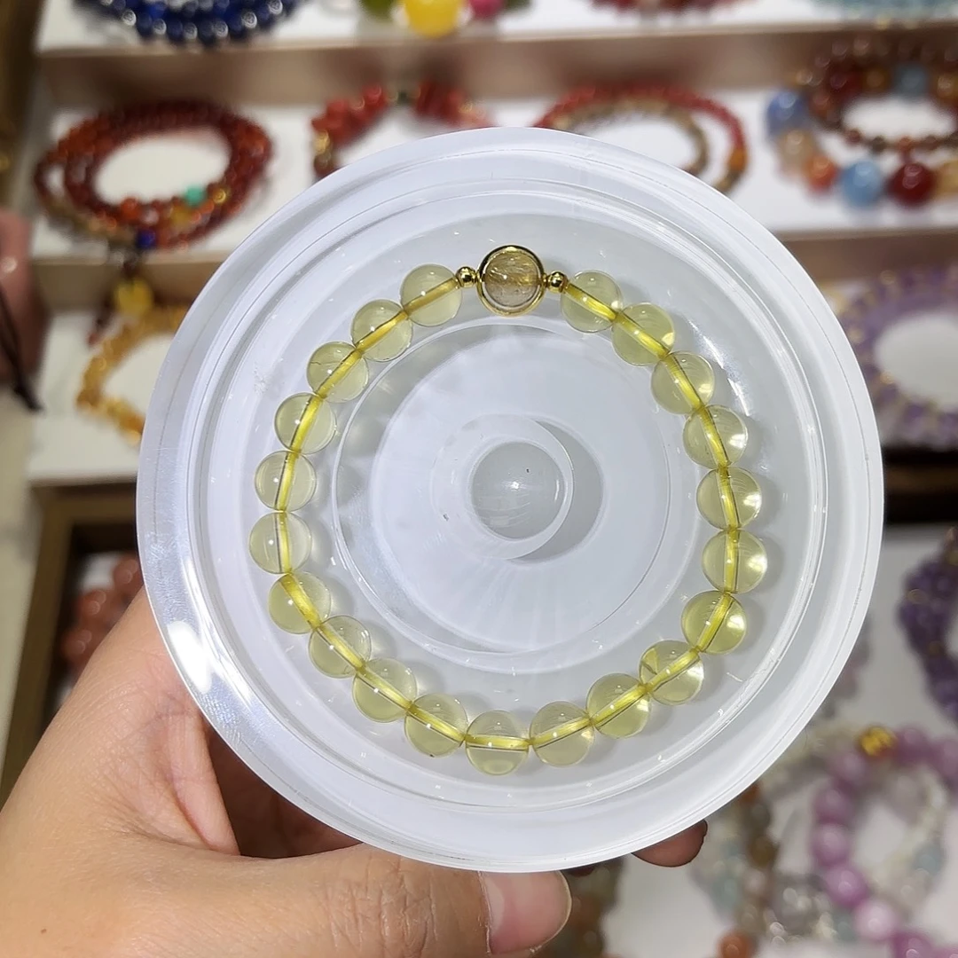 石英石黄水设计感手串