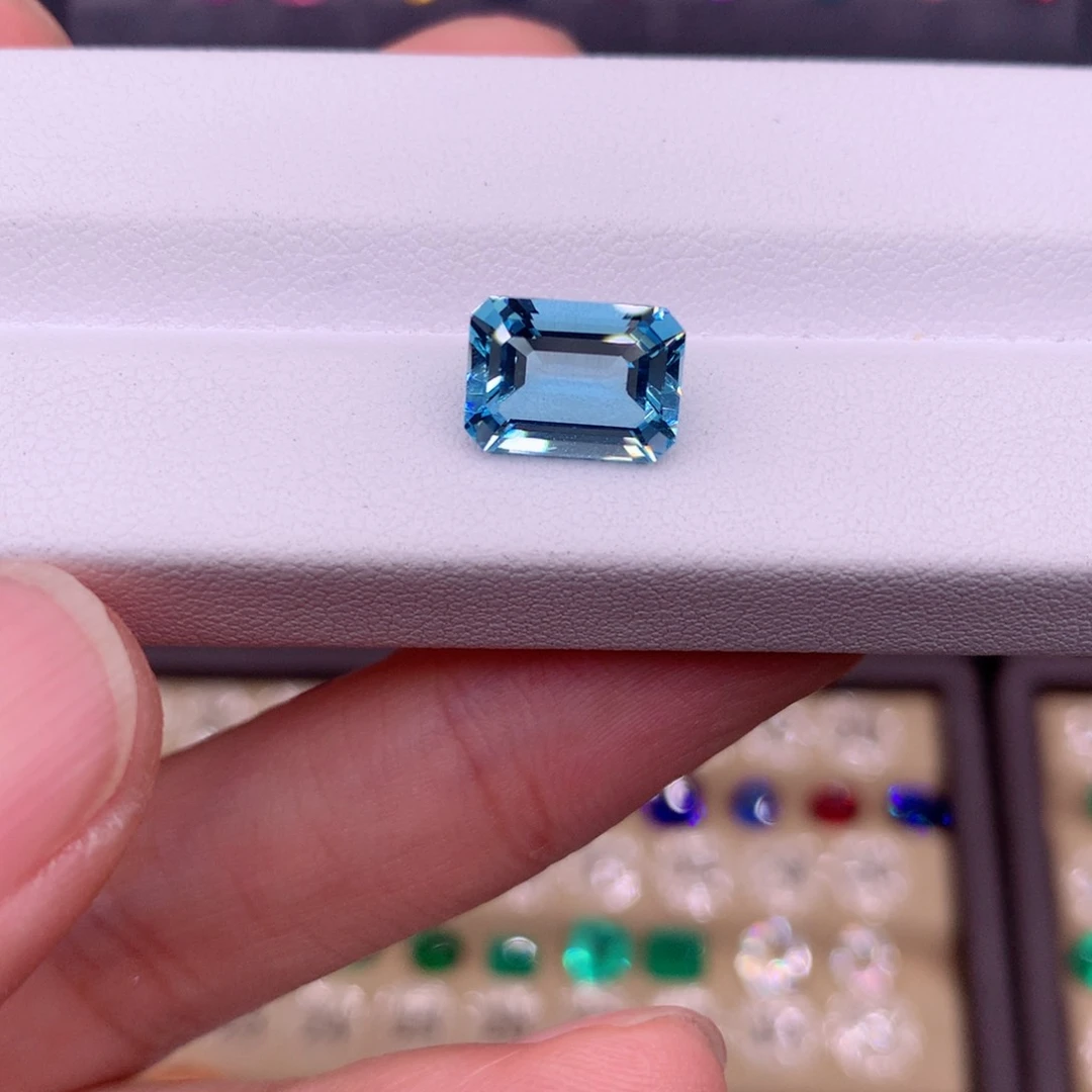 海蓝宝石裸石未镶嵌