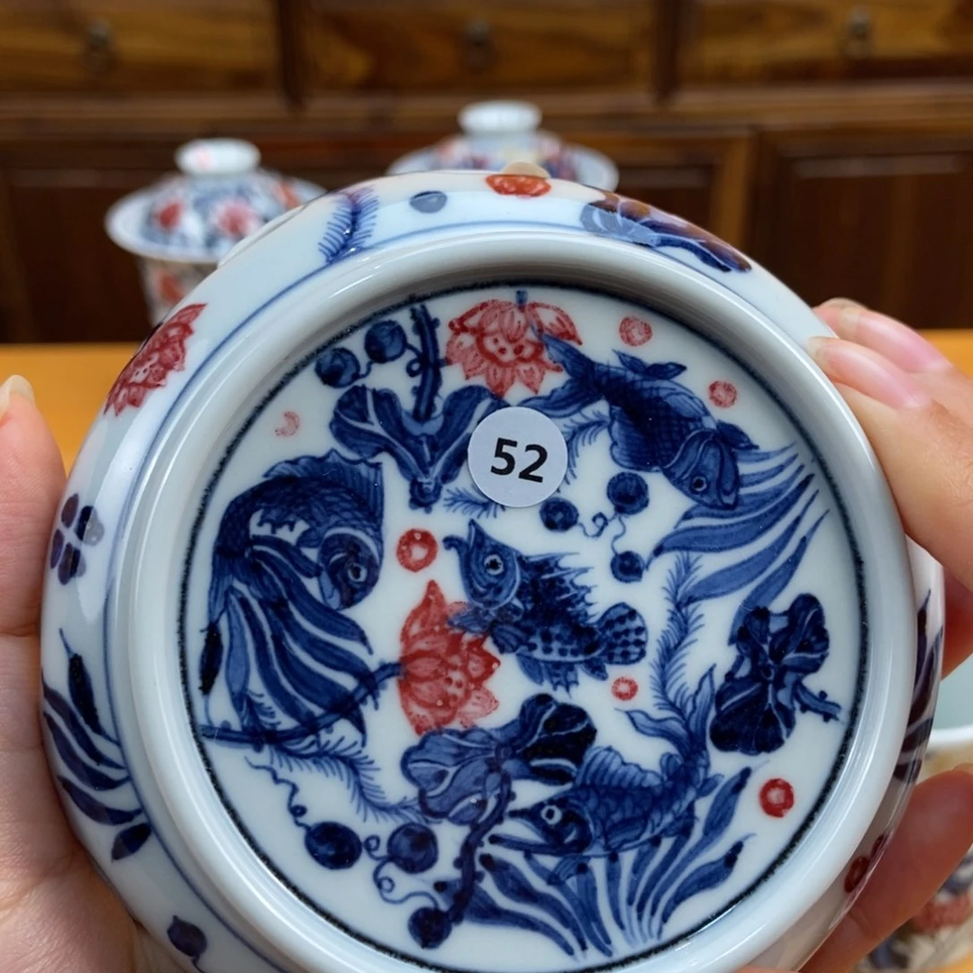 手绘现代茶具非古董