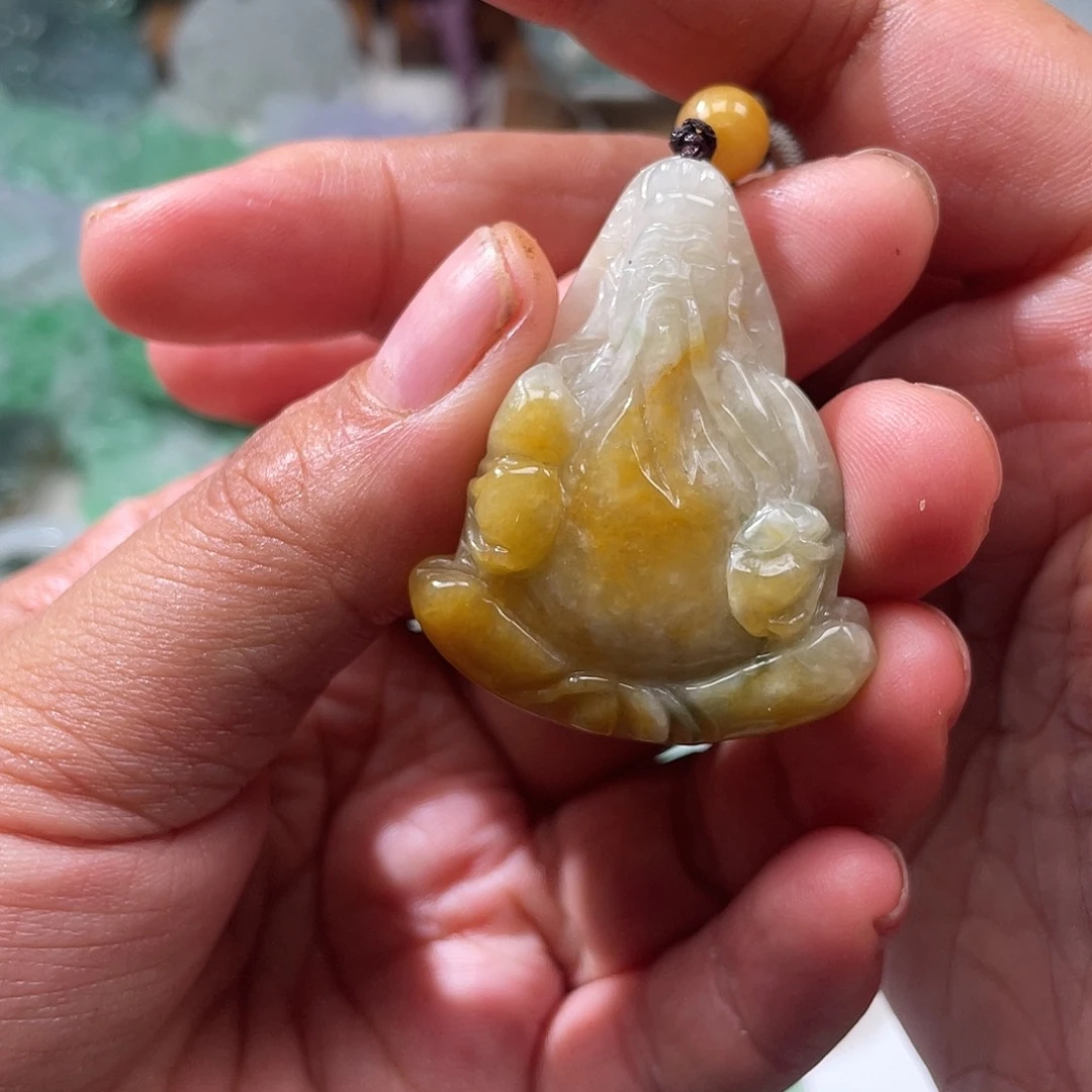 颈饰未镶嵌翡翠翡玉缘翡翠