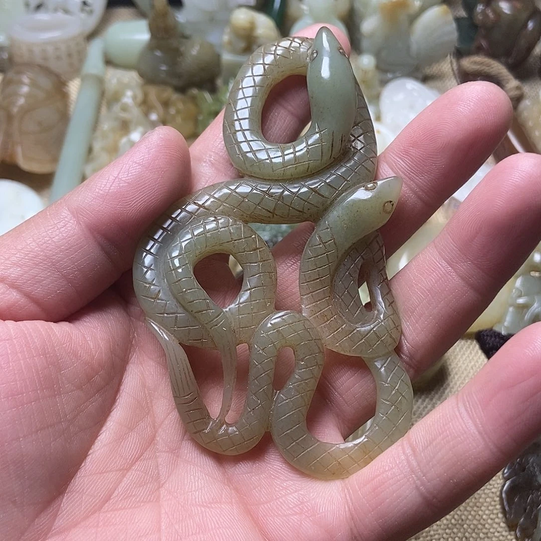 和田玉挂件未镶嵌随*