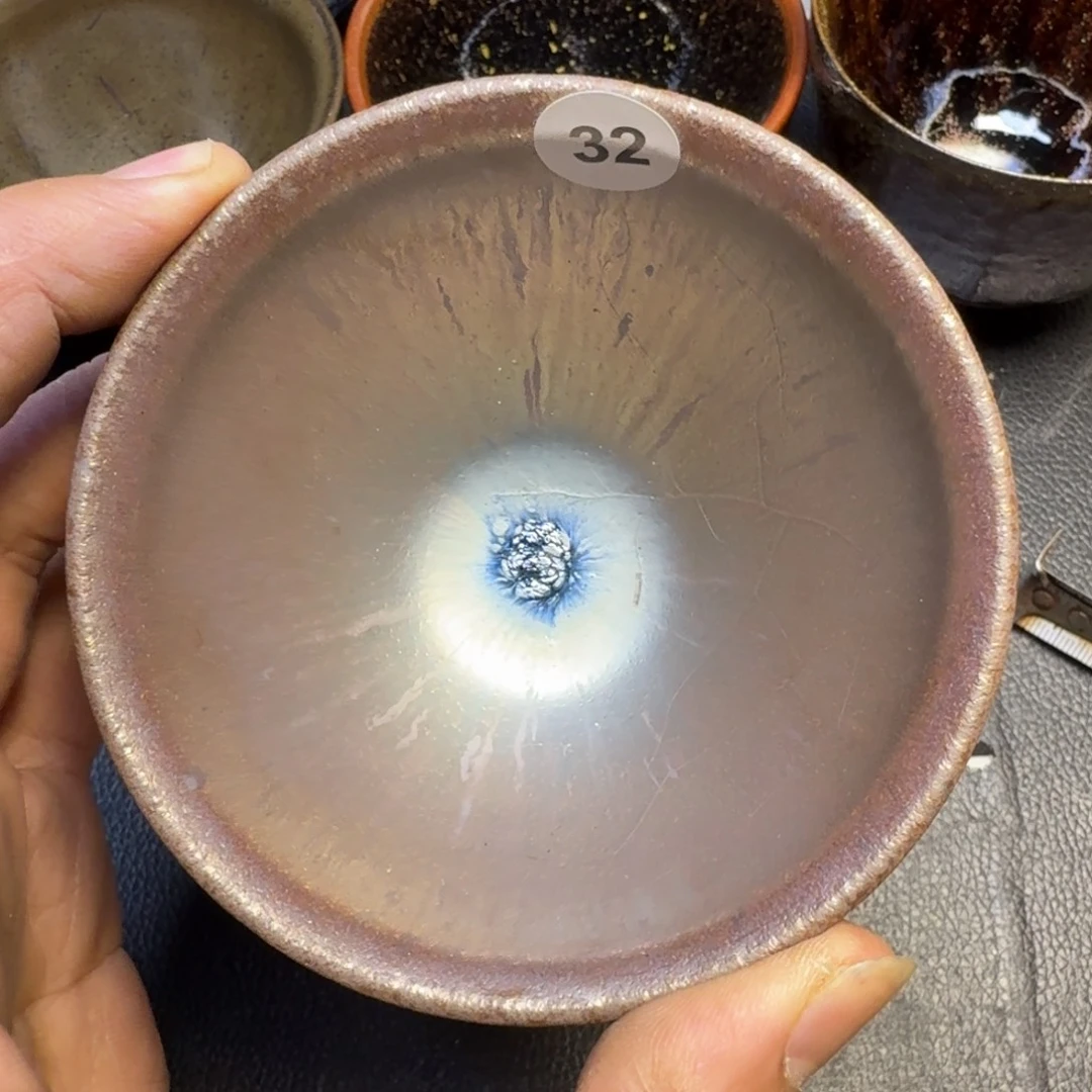 摆件古时茶器建窑建盏32