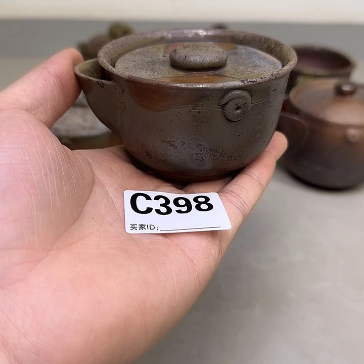 备前烧作品小西陶古，磨皮小磕