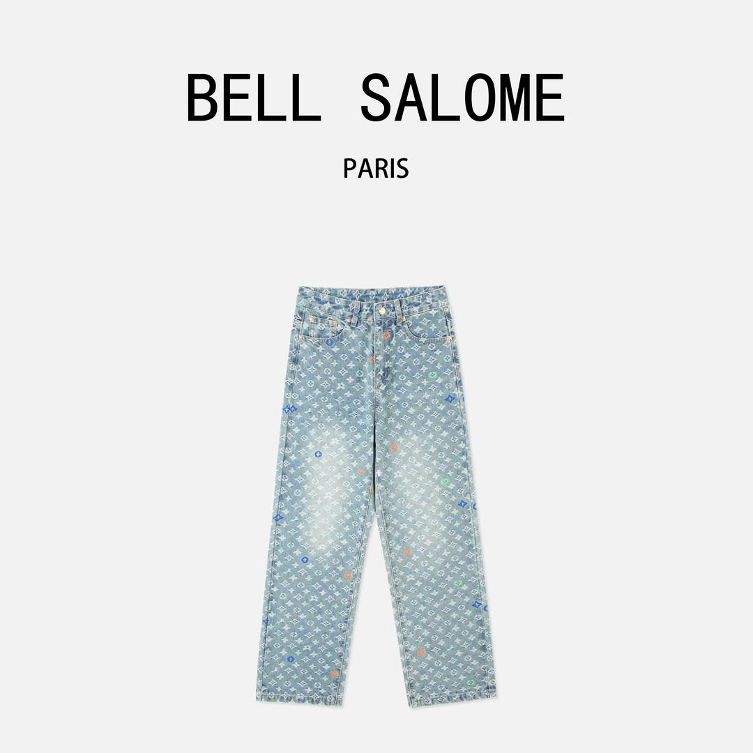 【贝贝专属】（前男友）2025新款重工夏季直筒裤水洗阔腿牛仔裤