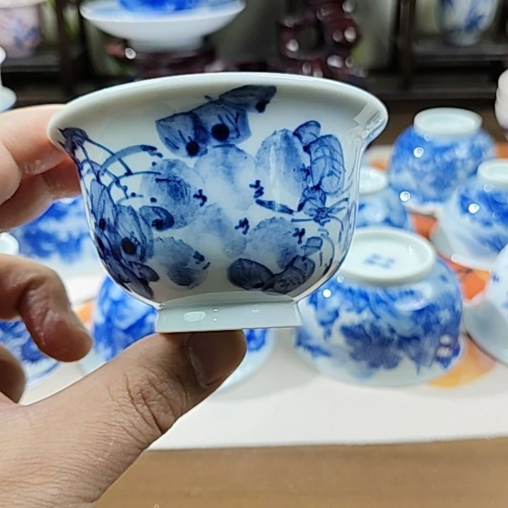 景德镇手工手绘陶瓷杯子