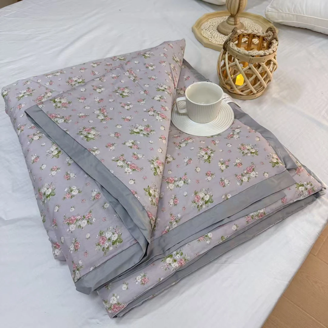 【紫遇幽香夏被】单双人莫代尔夏被轻奢柔软亲肤夏凉被