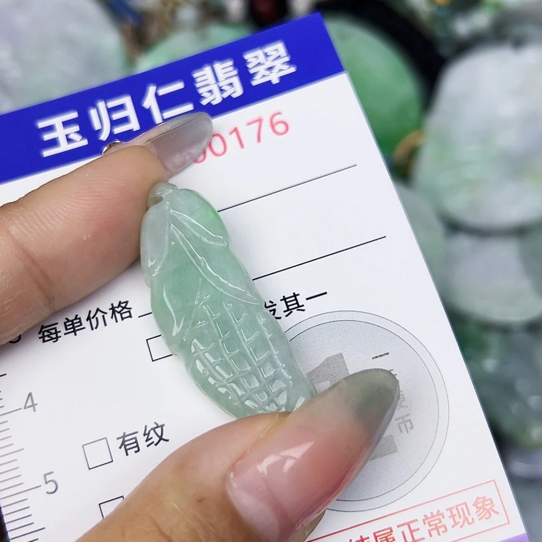 翡翠未镶嵌颈饰11