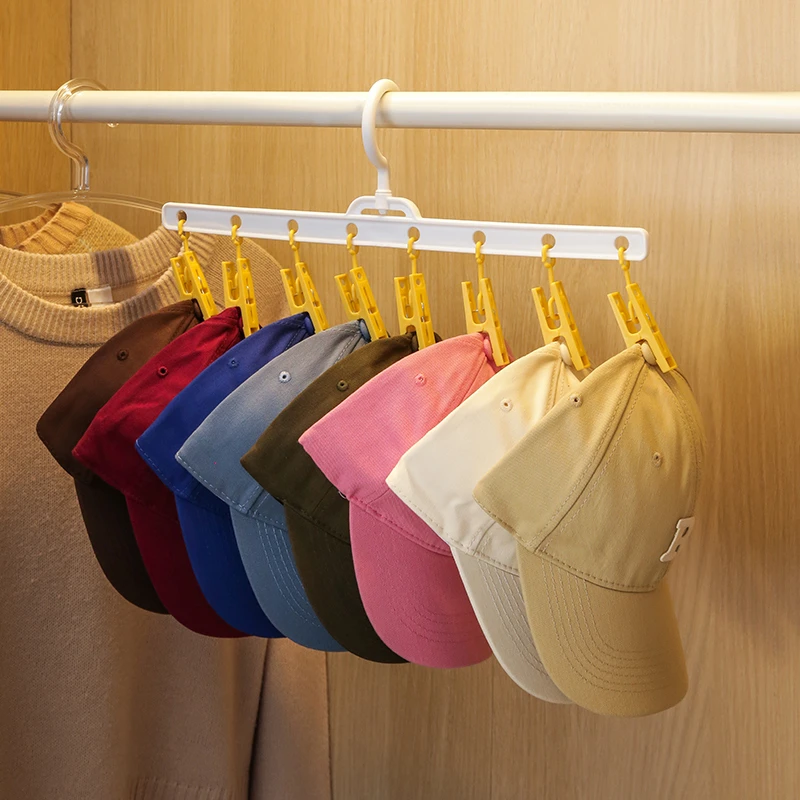 家用帽子收纳架宝宝帽架包包挂架置物架免打孔鸭舌帽整理架子挂钩